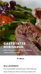Mobile Screenshot of gaststaette-nobiskrug.de